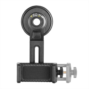 Adaptador universal de digiscopía para smartphone/óptica con mando a distancia bluetooth 
