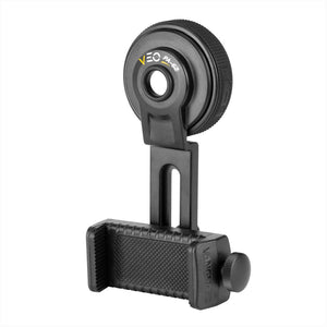 Adaptador universal de digiscopía para smartphone/óptica con mando a distancia bluetooth 