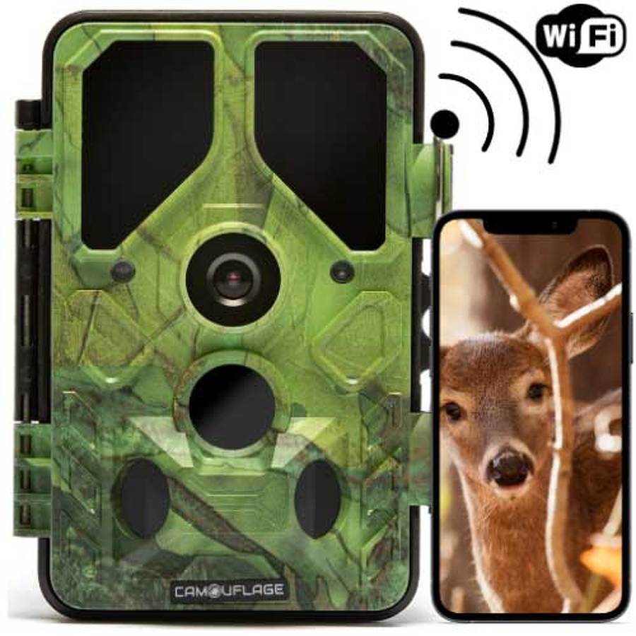 Cámara de caza Camuflaje EZ45 wifi con envío a smartphone 