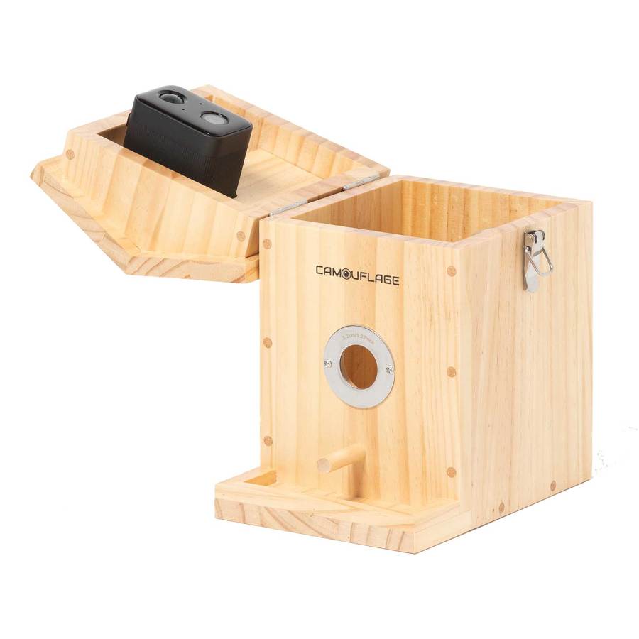 Caja nido para aves conectada con detección de especies por IA EZ-NestEye 