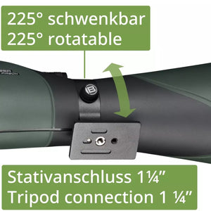 Telescopio terrestre BRESSER Pirsch 25-75x100 Generación II con enfoque DeLuxe 10:1 