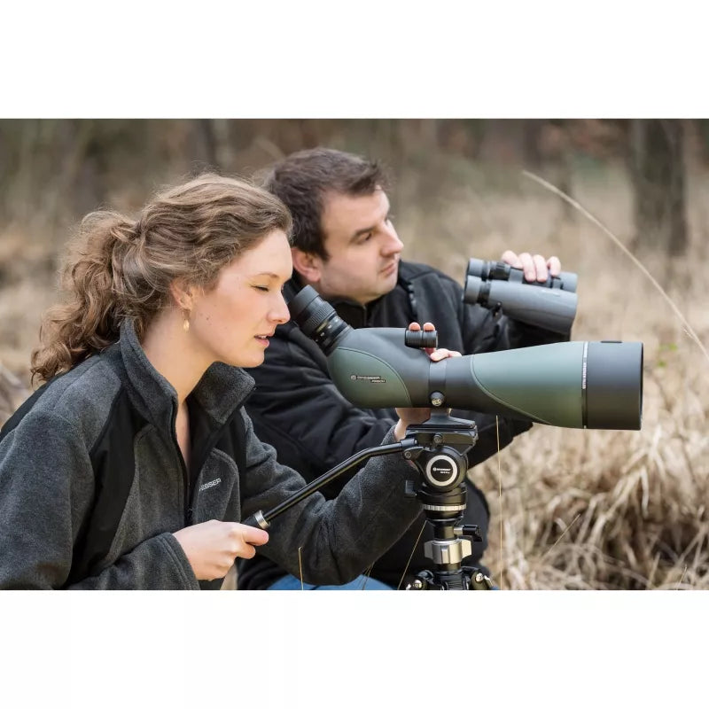 Telescopio terrestre BRESSER Pirsch 25-75x100 Generación II con enfoque DeLuxe 10:1 
