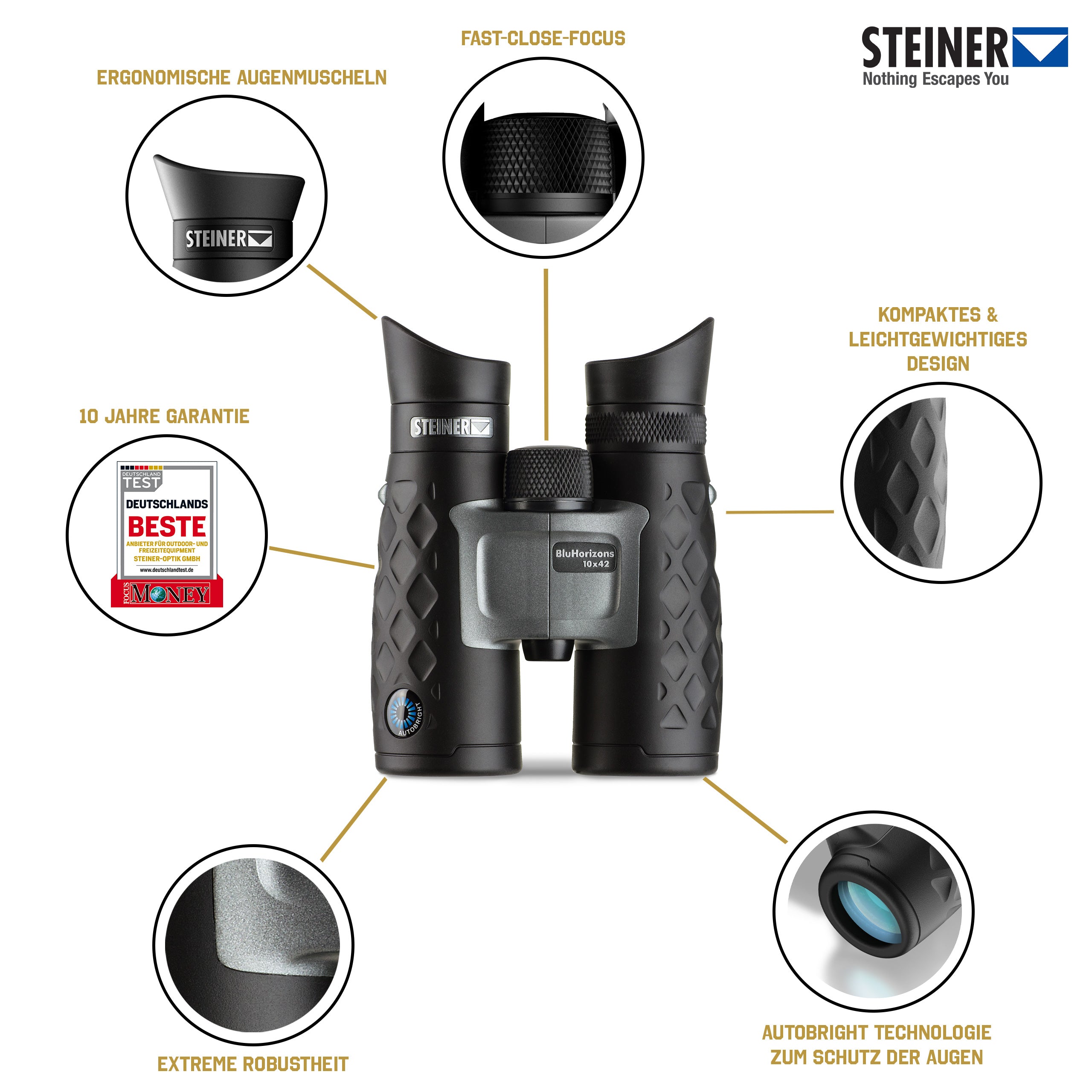 prismáticos Steiner BluHorizons 10X42 