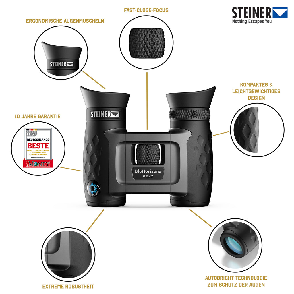 prismáticos Steiner BluHorizons 8X22 