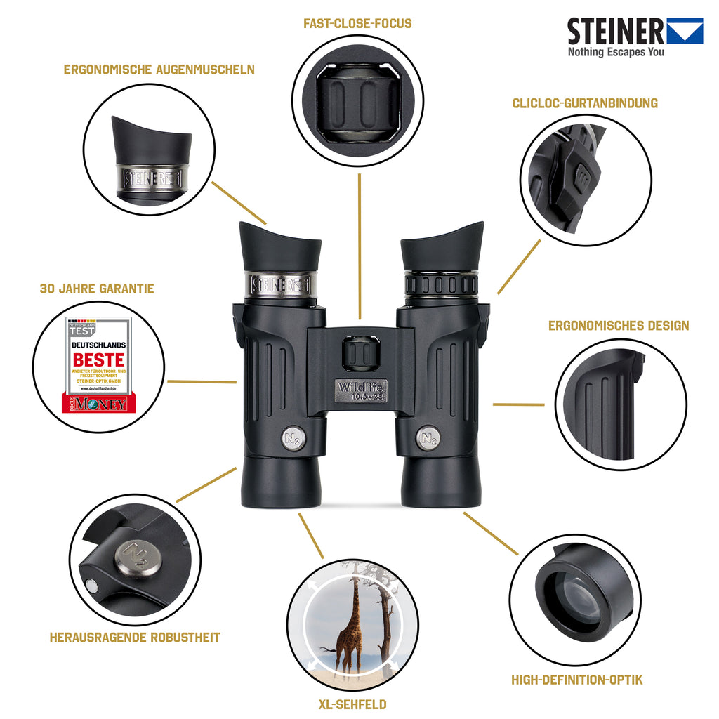 prismáticos Steiner Wildlife 10,5X28 