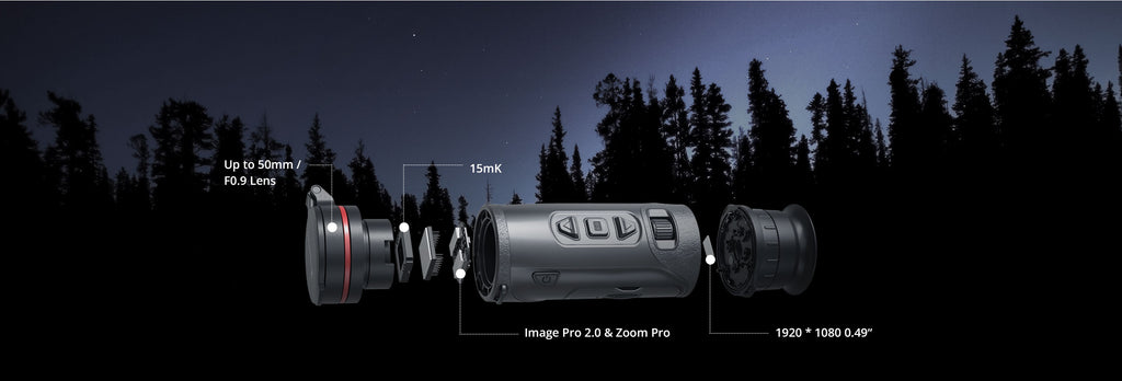 Monocular Térmico Hikmicro Falcon 2 FQ50LV 2.0 con telémetro 