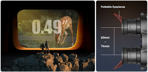 Prismáticos de visión térmica HIKMICRO Habrok PRO HQ50LN 