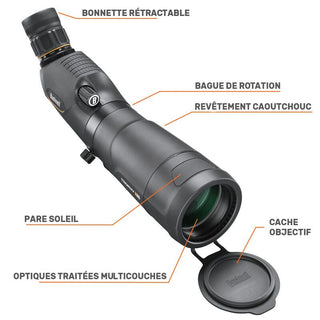 Longue-vue Bushnell Trophy Extreme 20-60X65 coudée