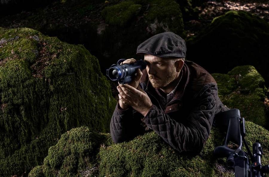 Monocular PULSAR de imagen térmica TELOS LRF XL50 con telémetro integrado 