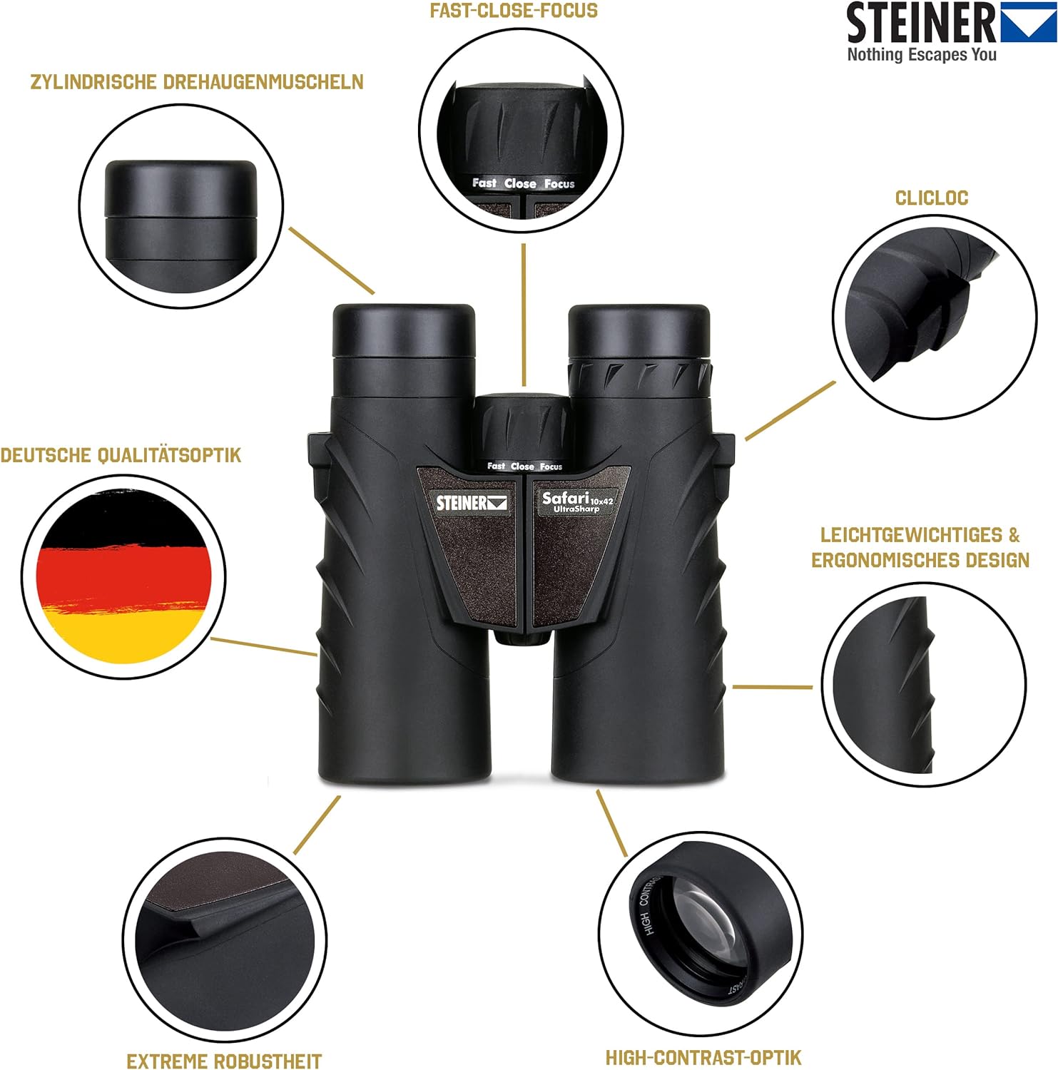 prismáticos Steiner safari ultrasharp 10X42 