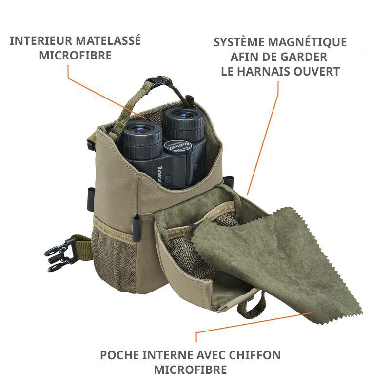 Arnés Bushnell con bolsillo frontal 