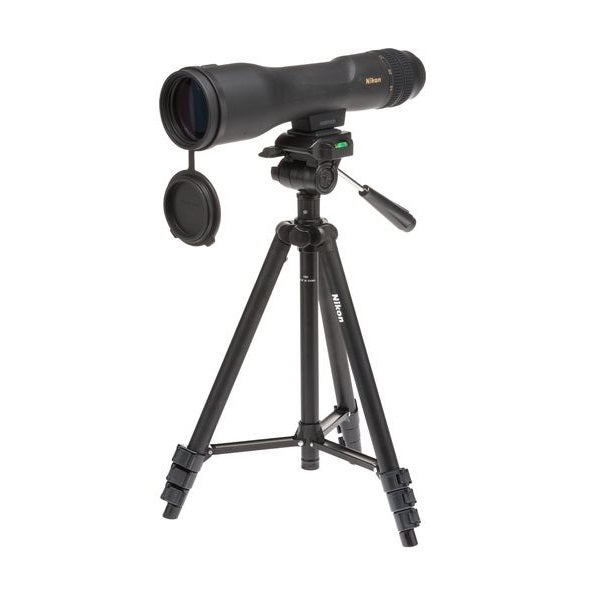 Telescopio terrestre Nikon Prostaff 3 16-48x60 - Kit completo con trípode