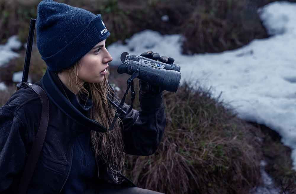 prismáticos PULSAR con imagen térmica MERGER LRF XL50 telémetro integrado 