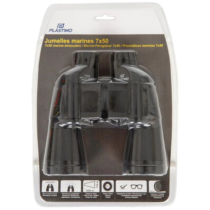 prismáticos Plastimo 7x50 autofocus negras 