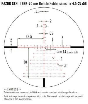 Telescopio Vortex Optics Razor 4.5-27x56 Gen II 