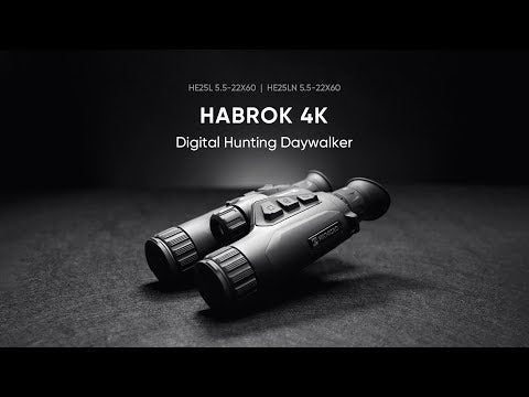 prismáticos con imagen térmica y nocturna HikMicro HABROK 4K HE25 LN 