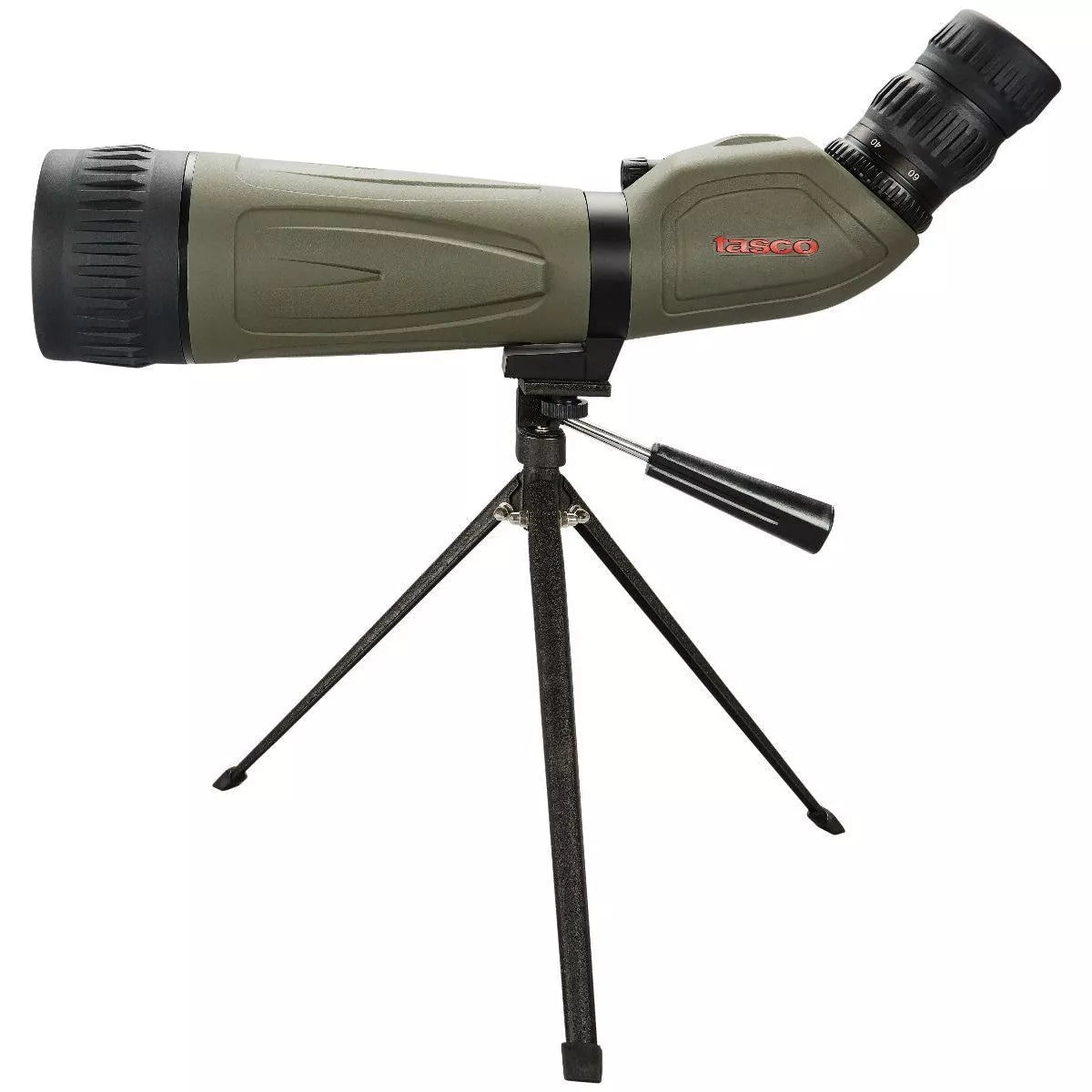 Telescopio terrestre Tasco 20-60x80 - Oliva con trípode 